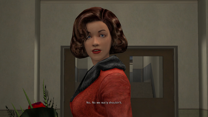 Фрэнки сама говорила что мы не должны....