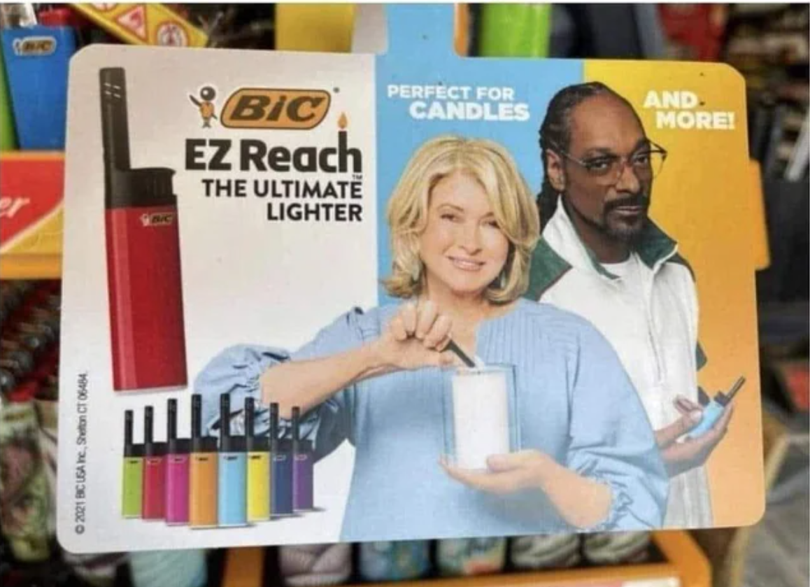 Зажигалки BIC - идеальны для свечей. И более! - Креативная реклама, Snoop Dogg, Bic, Юмор, Наркоманы, Повтор, Зажигалка, Зашакалено