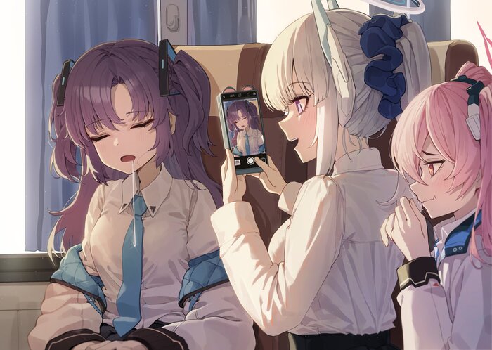 Kurosaki Koyuki, Ushio Noa и Hayase Yuuka