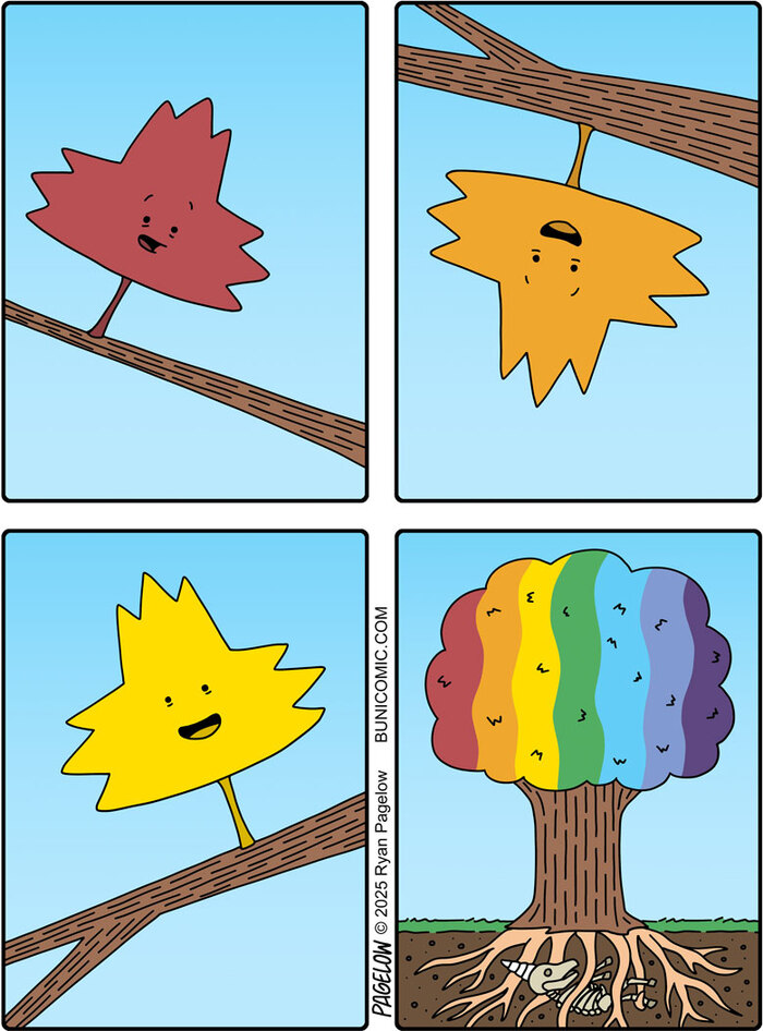 Тайна цвета осенних листьев