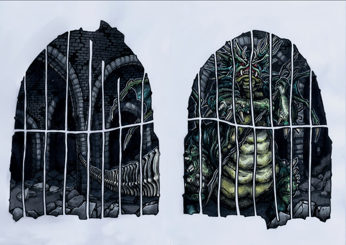 Бродячий демон в подземелье.