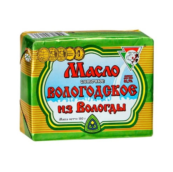 Масло в упаковке пачкой