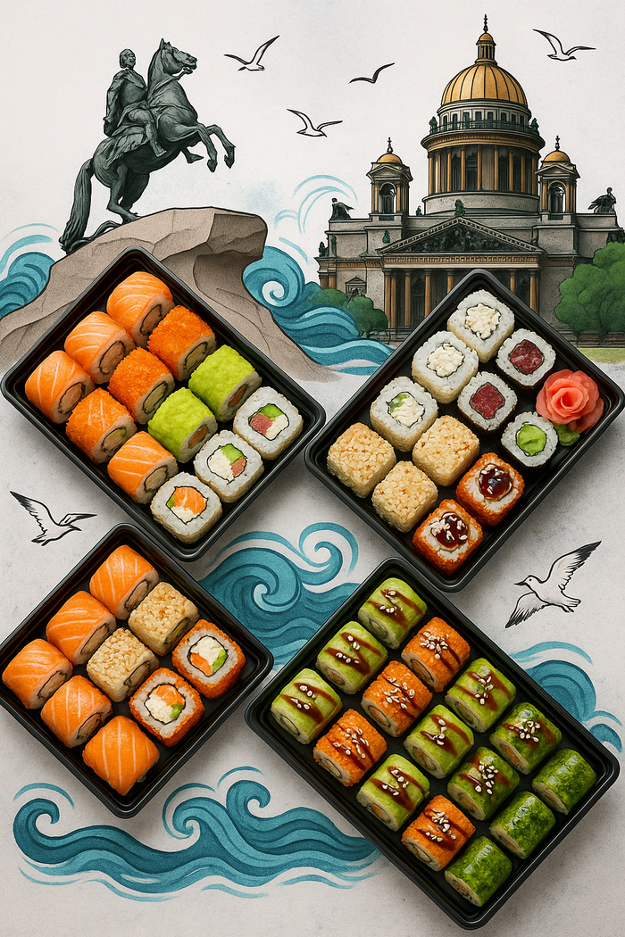 Где в Питере заказывать суши без сюрпризов: мой топ-7 лучших сервисов по доставке суши и роллов
