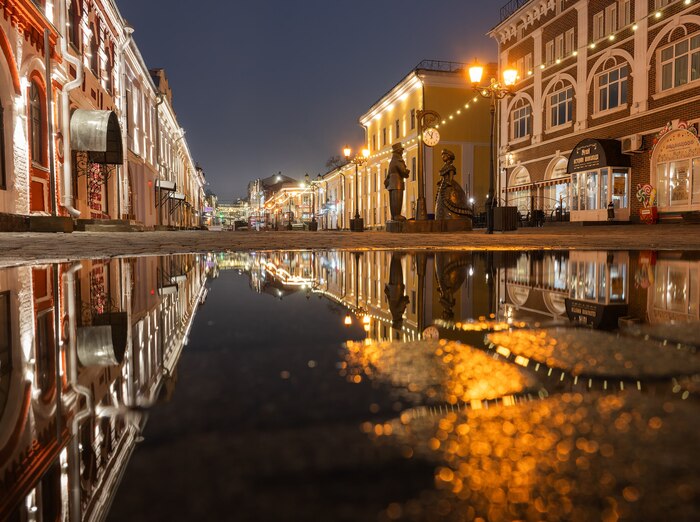 Вечер после дождя на Спасской