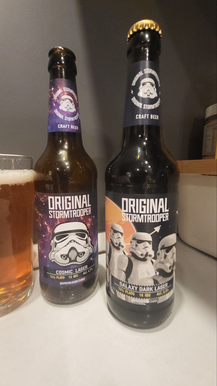 A couple of Original Stormtrooper beers. Galactic-grade beer or another Stormtrooper blunder? - My, Beverages, Craft beer, Alcohol, Overview, Review, Beer, Star Wars, Longpost
