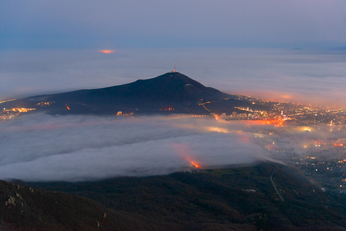 Внизу город Пятигорск