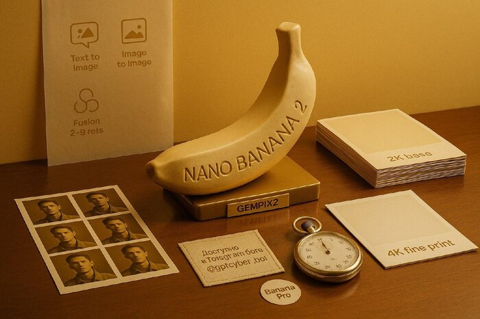 Нейросеть Nano Banana 2 (GEMPIX2): что уже известно из утечек и зачем это бизнесу