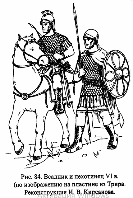 Взято из Банников А.В., Морозов М.А. Византийская армия (IV-XII вв.)