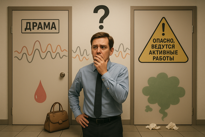 Офисная серенада для двух кабинок