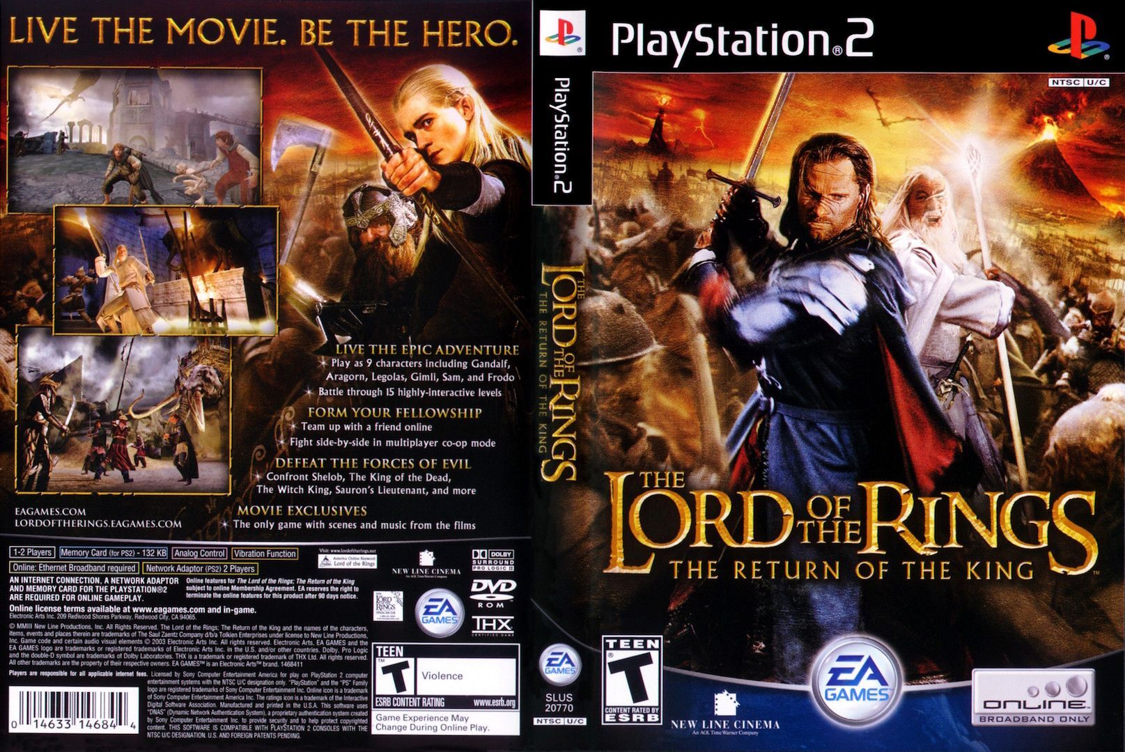 EA's beauty: The Lord of the Rings: The Return of the King - My, Lord of the Rings, EA Games, Longpost