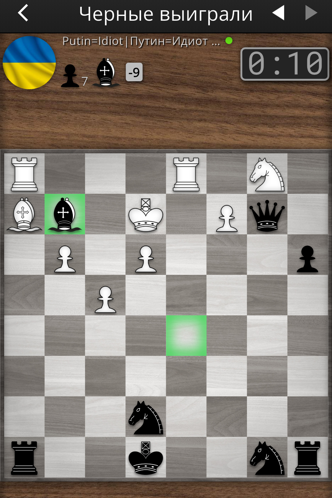 С Путиным-то ладно, с тобой что? - Моё, Юмор, Шахматы, Ник, Игры