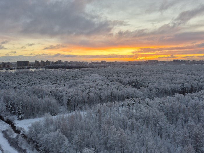 С первым снегом, Санкт-Петербург