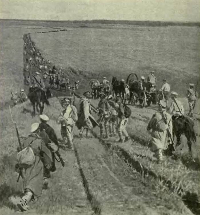 Отступление колчаковской армии. 1919 г.