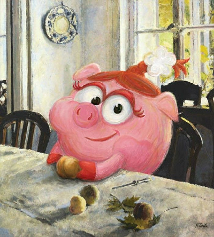 Ответ на пост «Моя девочка с персиками акварелью»