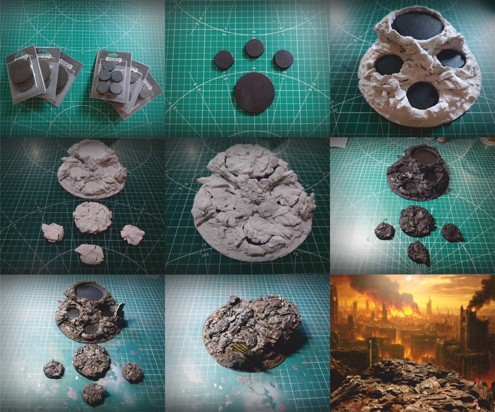 Краткий процесс создания базы-платформы.