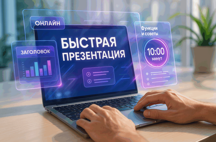 Как быстро сделать презентацию онлайн в 2025 — за 10 минут