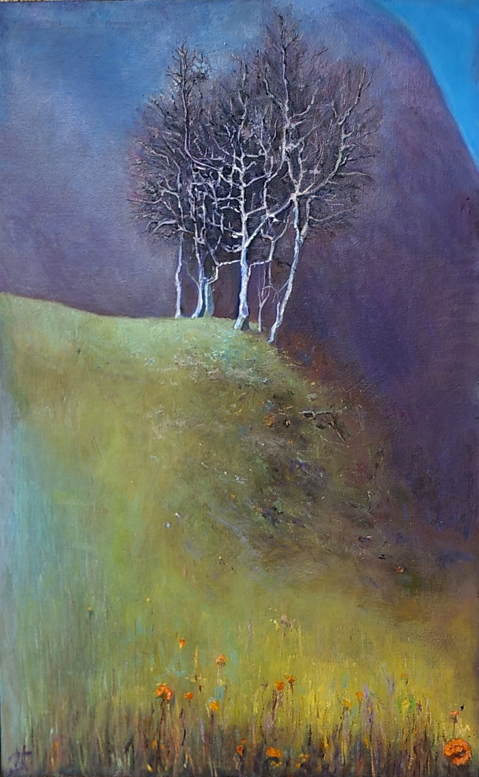 "СОН О ХОЛМЕ" Картина маслом