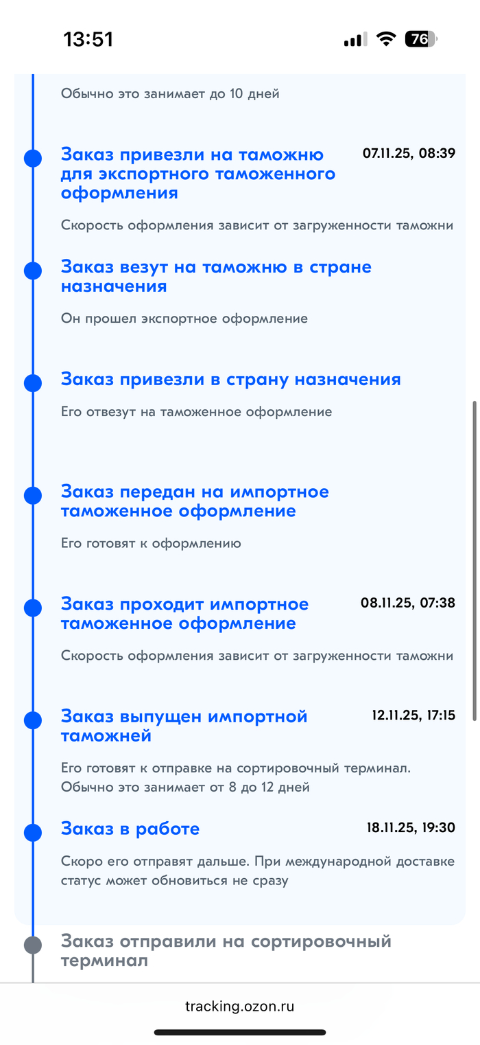 Доставка озон Глобал из-за рубежа