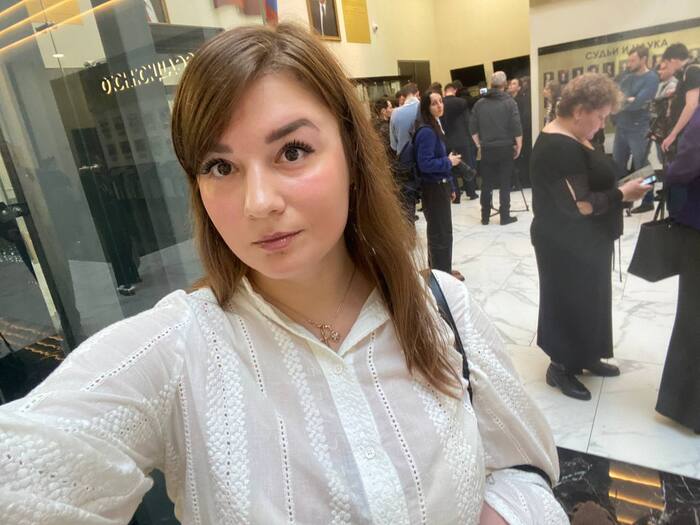 Маргарита Булатова в здании Кассационного суда Маргарита Булатова в здании Кассационного суда