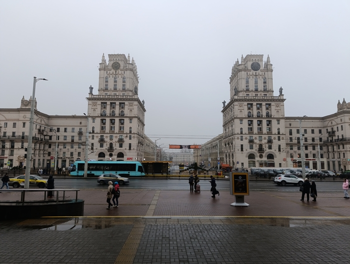 Дождливый Минск