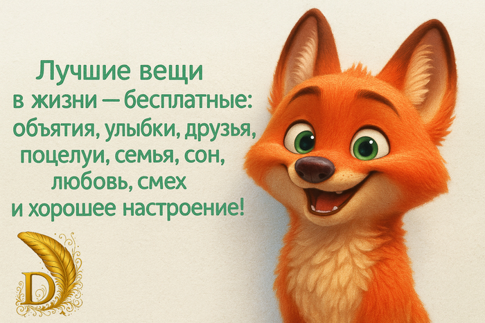 Всё самое ценное не купить — только почувствовать