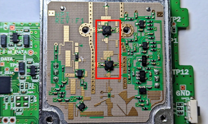Каскад двух LNA-усилителей на примере Neoline Deepscan