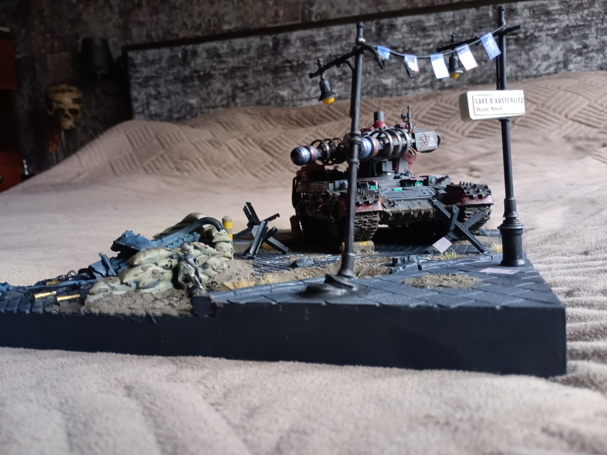 The electricians have arrived. (Photoshoot) - My, Longpost, Diorama, Red alert 2, Tanks, Tesla, Stand modeling