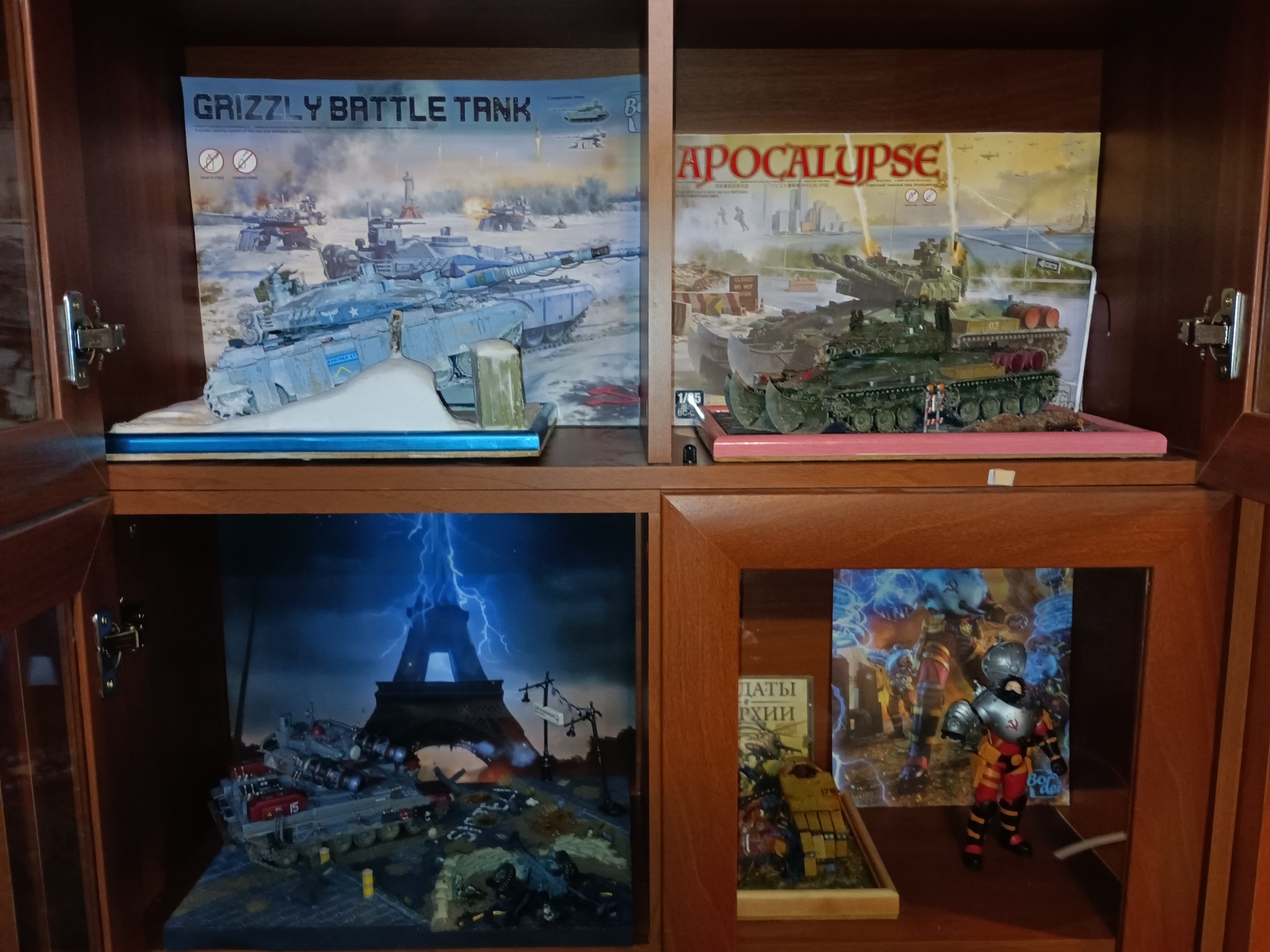 The electricians have arrived. (Photoshoot) - My, Longpost, Diorama, Red alert 2, Tanks, Tesla, Stand modeling