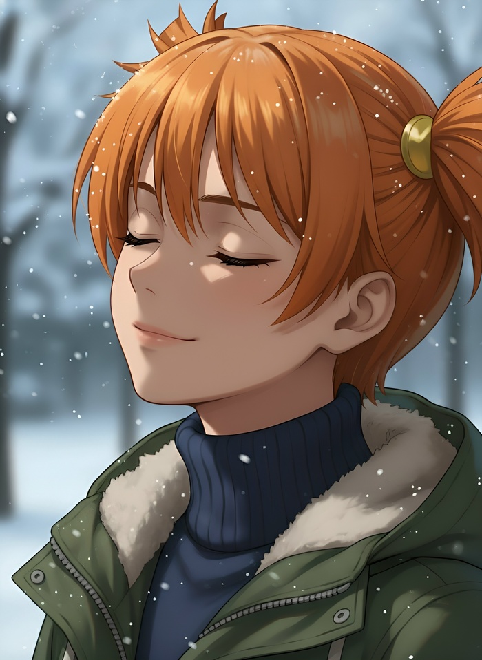 Тихо падает снег...