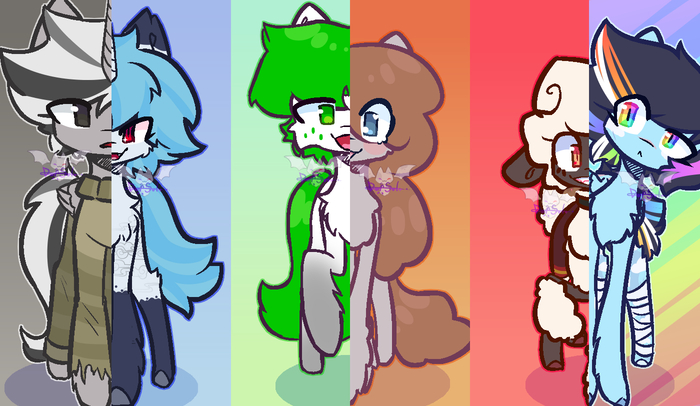 Все мои персонажи из млп #DarSolo (арт DarSolo)