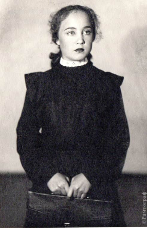 Надежда Румянцева в детстве