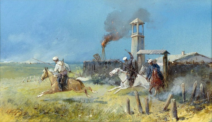 Николай Каразин. «Тревога в крепостном редуте».