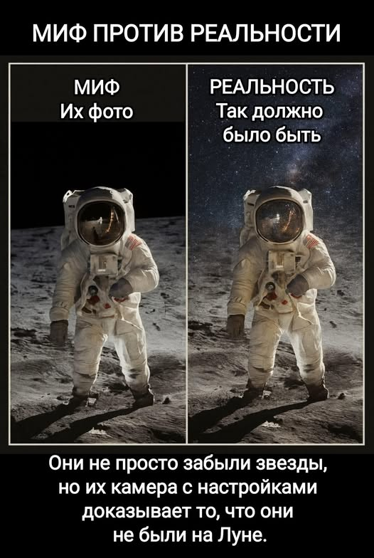 Неужели вы думаете, что те, кто сфальсифицировали этот важный снимок, забыли показать звёзды?))