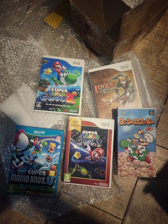 Mario диски на Nintendo Wii