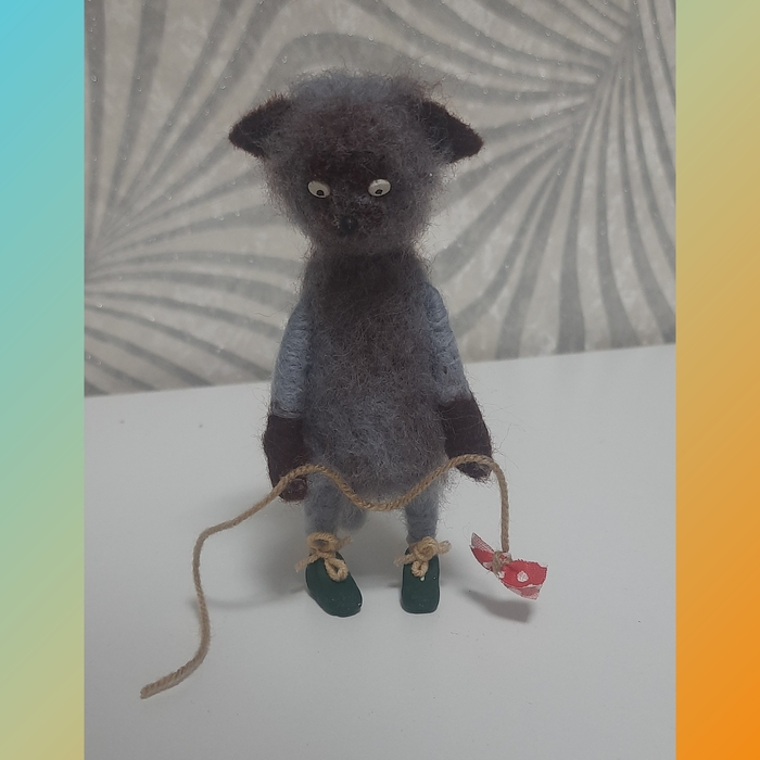 То ли котик, то ли чёртик...