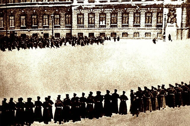 Расстрел рабочего шествия 9 января 1905 года.