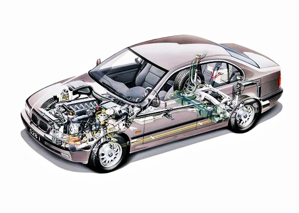 Это была та самая золотая середина: почему BMW E39 оказалась идеальным седаном своего времени? - Моё, Контент нейросетей, История автомобилей, Авто, Техника, BMW, BMW e39, E39, Двигатель, Длиннопост