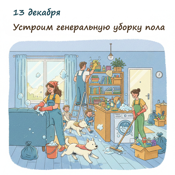 Устроим генеральную уборку пола