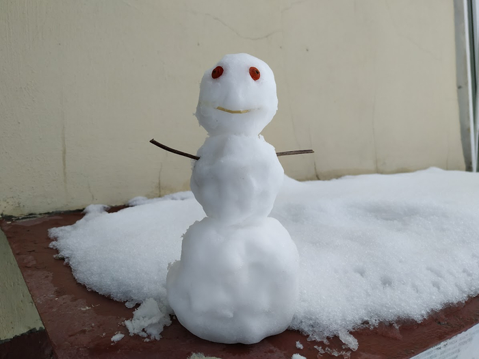 Ответ на пост «Работник ЖКХ устроил фотосессию для снеговика. Хозяева следили из окна»