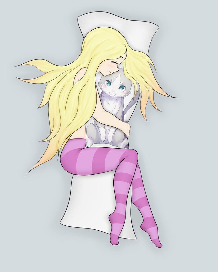 Рисунок Пака на подушке не мой