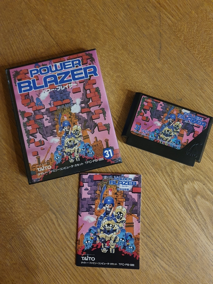 Картридж Power Blazer (Famicom)