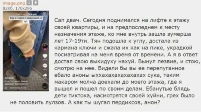 Ответ на пост «Правила поведения в лифте. И около него»