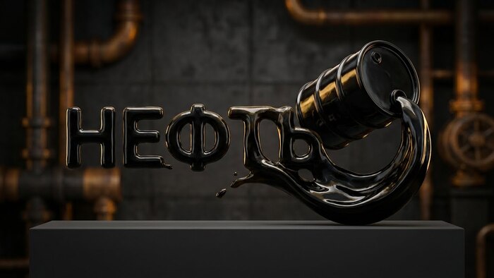 Скульптурный постер по слову «Нефть»