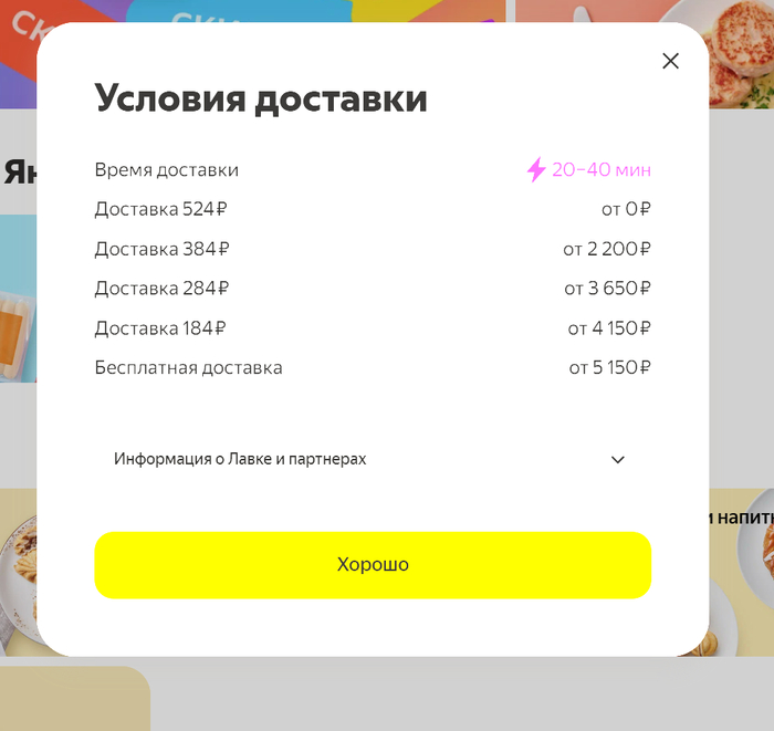 Яндекс лавка в Спб