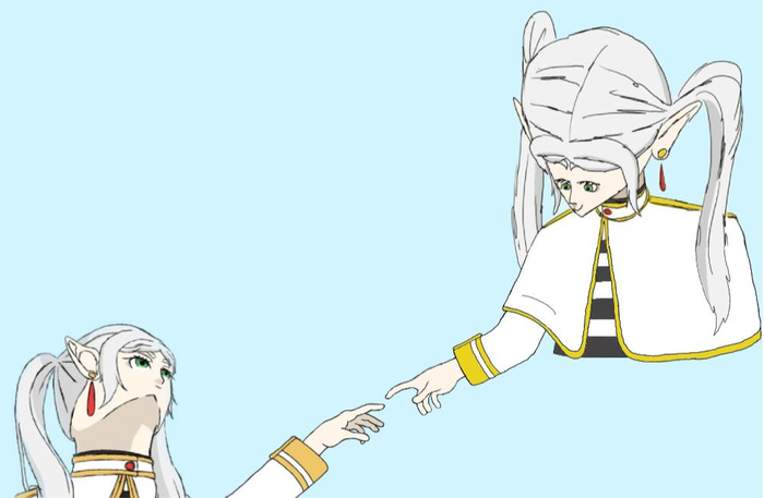 Frieren: connecting artists