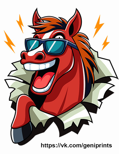 Веселая лошадь - символ 2026 года