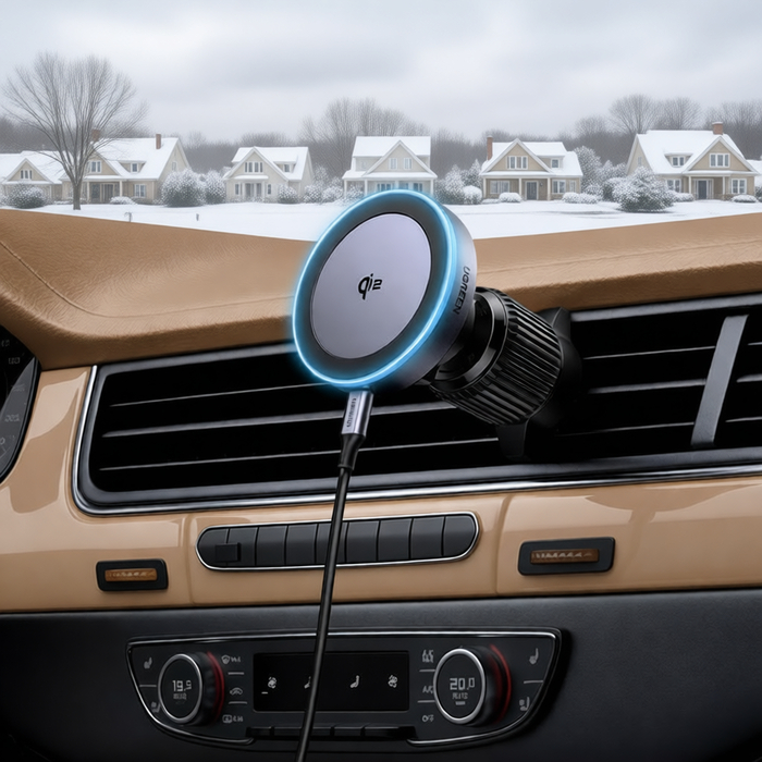 Магнитный держатель с беспроводной зарядкой