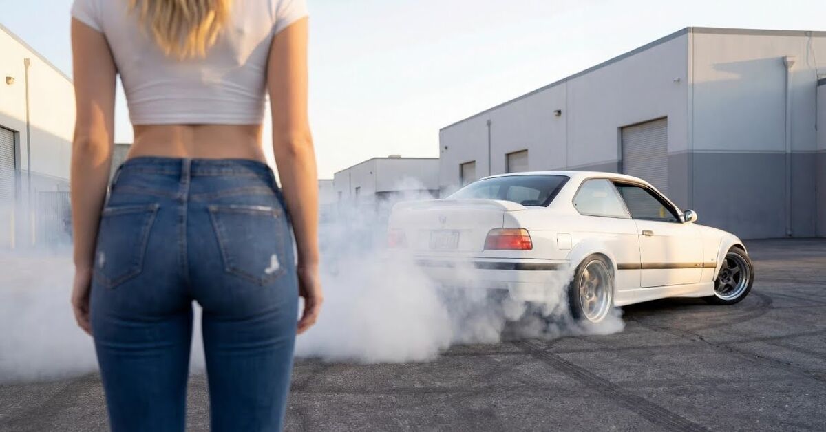 Girl and BMW - Series Art of neural networks, My, Neural Network Content, Neural network art, Auto, Motorists, Drift, Girls, Car, Bmw, Girl on BMW, Aesthetics, beauty, Video, Youtube, Short videos, Rutube