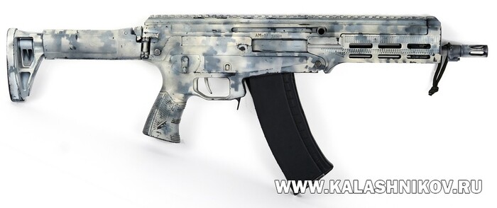 5,45-мм малогабаритный автоматАМ-17 выпуска 2017 года. Фото Михаила Дегтярёва