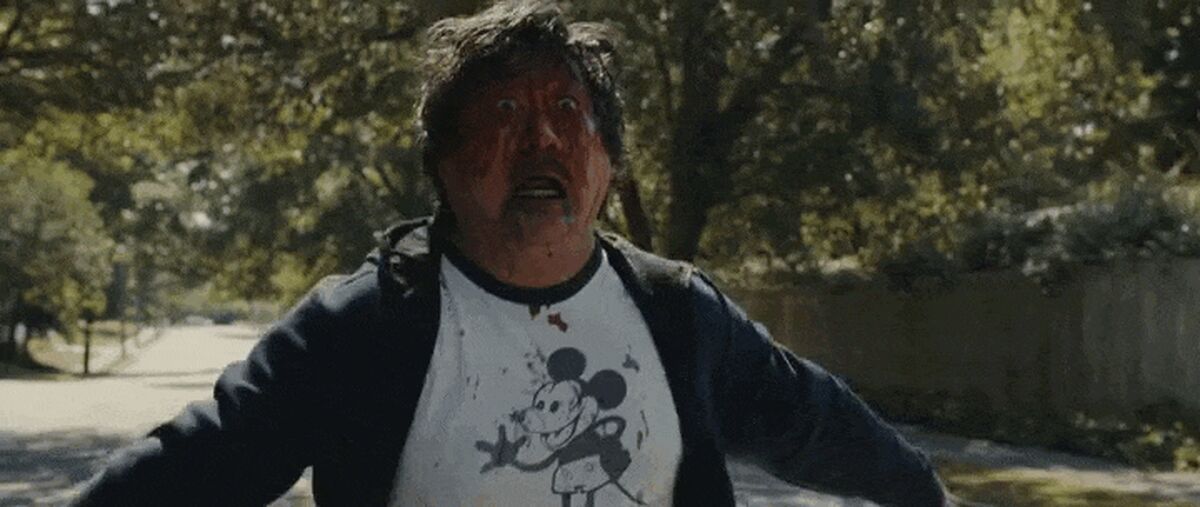 Cooper's Running Test: When You're Trying to Get an Excellent - My, Sport, Run, Cannon, GIF, Movies, Horror